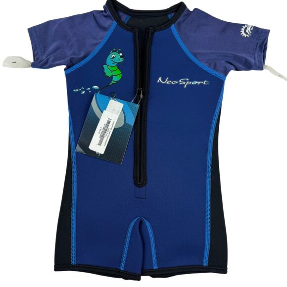 Neosport Kids 2MM Wetsuit Shorty - Size 1 - New - Picture 1 of 5